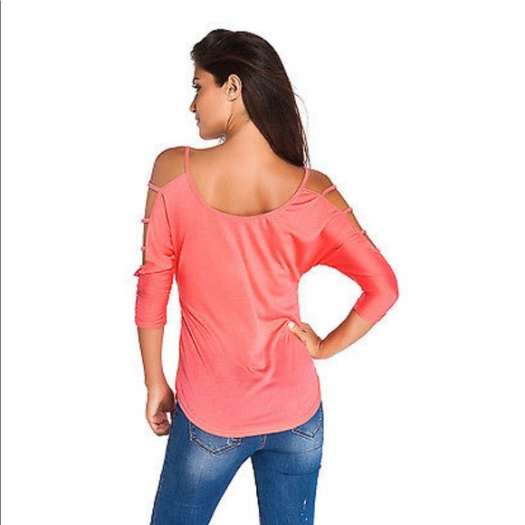 Fits 6- 8–10 Strappy Open Shoulder top - Picture 5 of 8